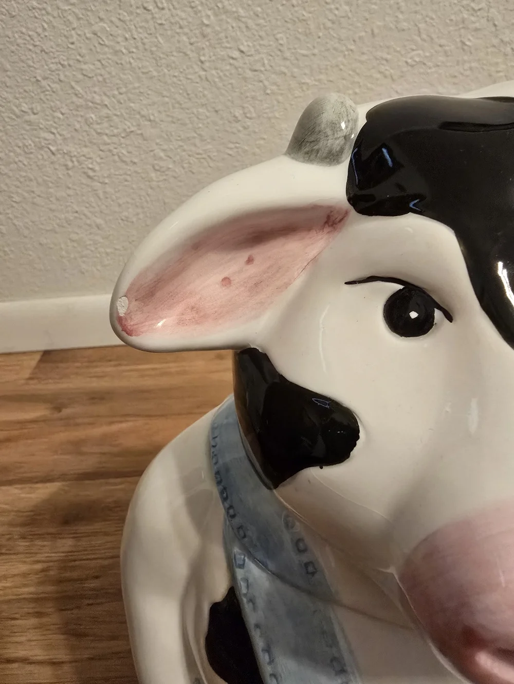 Vintage 1990s Savoy Housewares ceramic Cow Cookie Jar - Picture 11 of 11